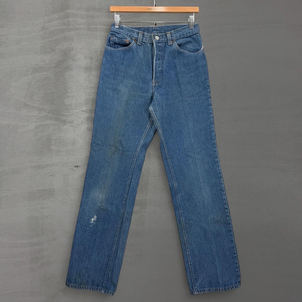 Vintage 501 XX Jeans 80s Shrink to Fit High Waist Straight Made in USA 27 x 32